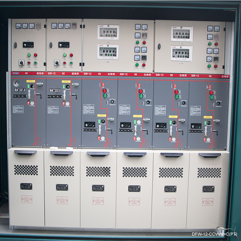 11KV MV Compact SF6 RMU Gas Insulated Switchgear Panel 630A 34.5KV 50HZ low price