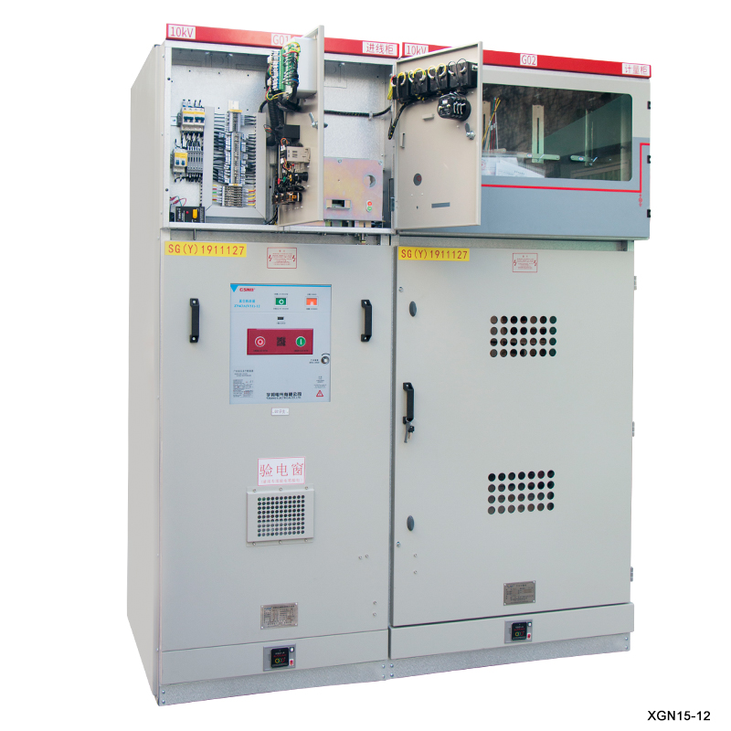 XGN15-24 (RMU) indoor high voltage sf6 gas insulated switchgear with circuit breaker (AIS) power distribution